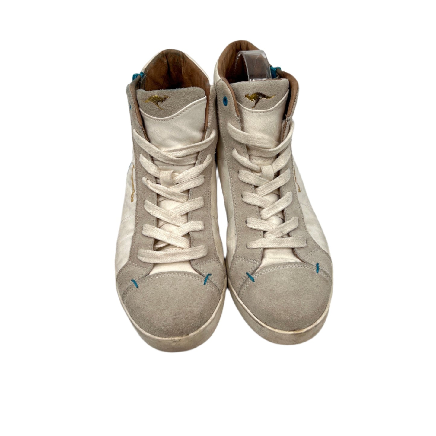 Kangaroos Leather High Top Sneakers