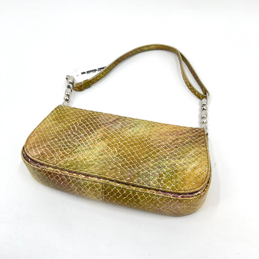 SOLD. Danier Snake Embossed Print Leather Mini Bag