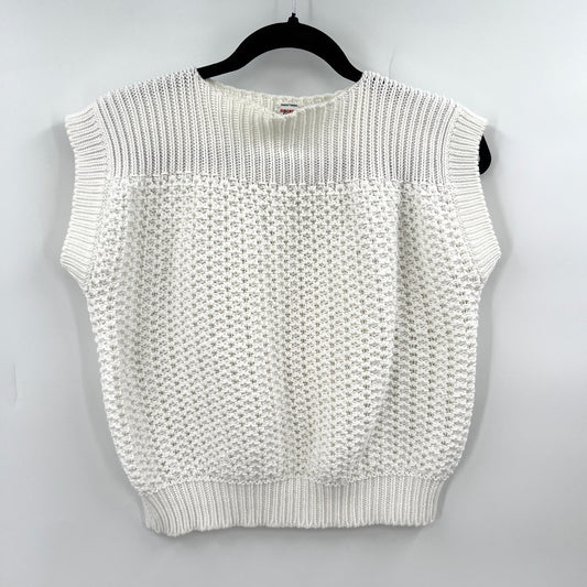 sold. Vintage Rodier Paris Cotton Knit Sleeveless Top