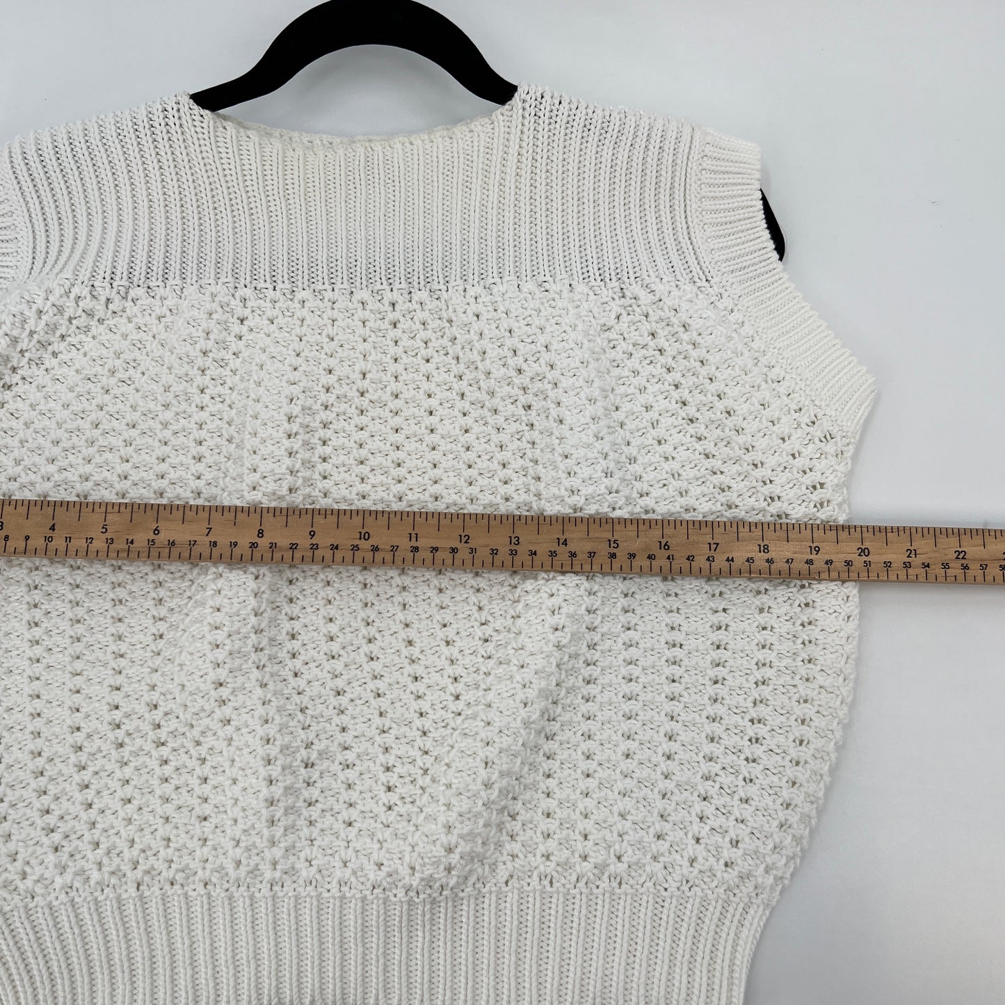 sold. Vintage Rodier Paris Cotton Knit Sleeveless Top