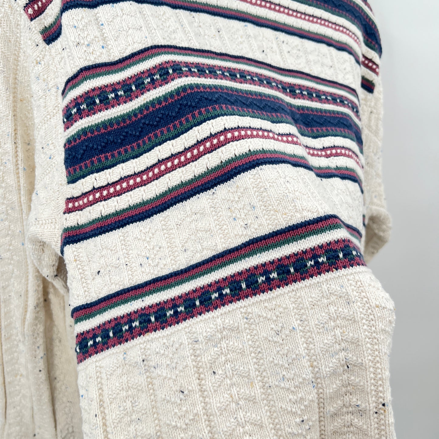 SOLD. Vintage Northern Reflections Cotton Cardigan L