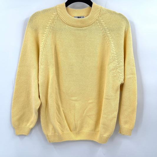 SOLD. Vintage The Bay Pastel Yellow Cotton Sweater