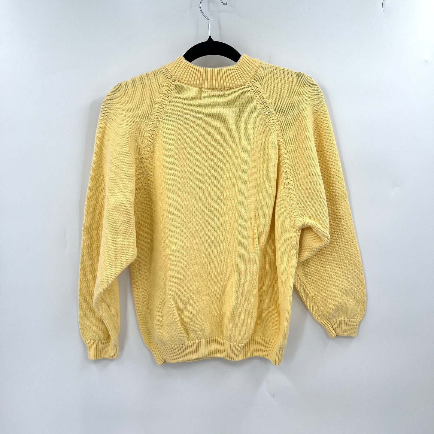 SOLD. Vintage The Bay Pastel Yellow Cotton Sweater