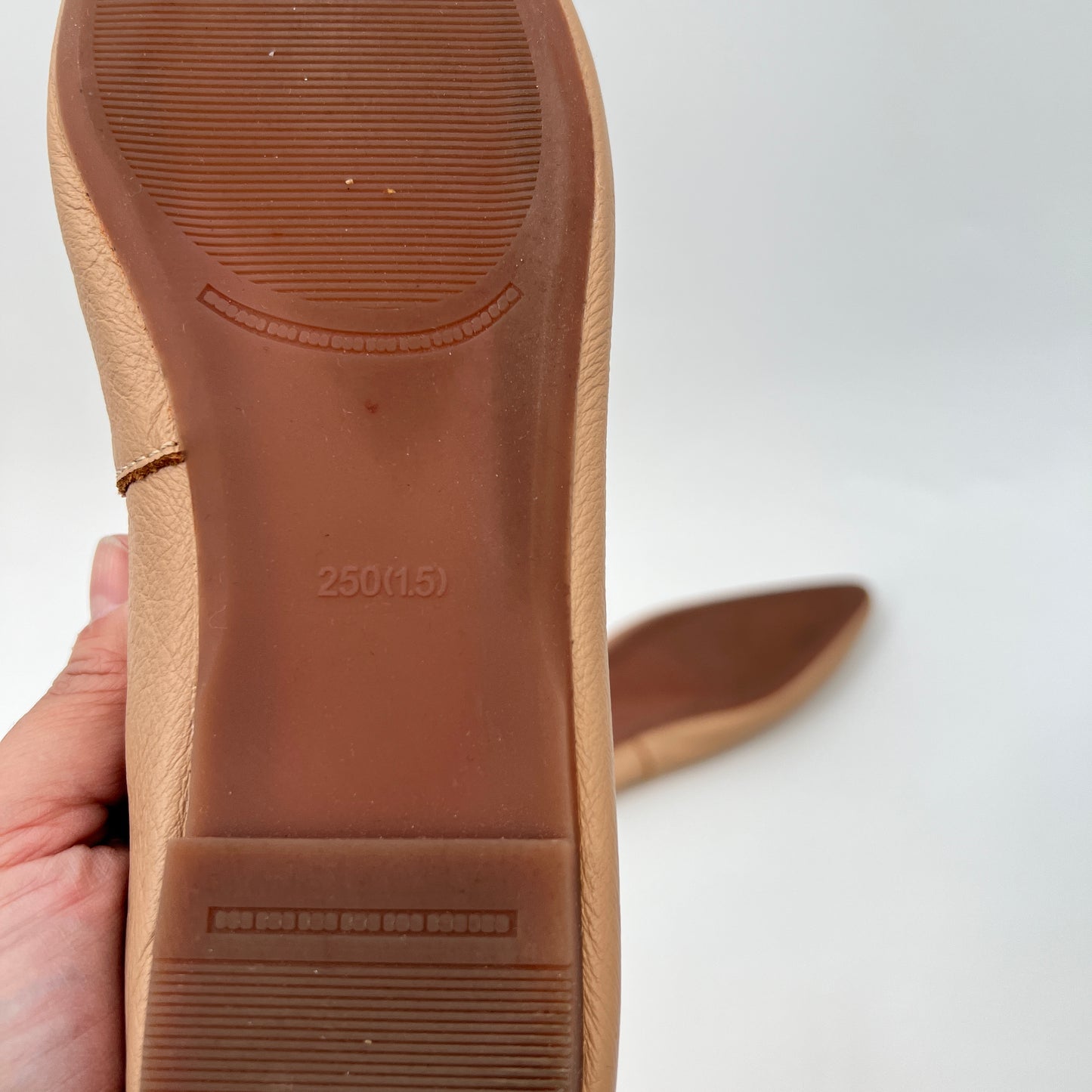 Berhonty Glove Style Leather Vallet Flats Shoes