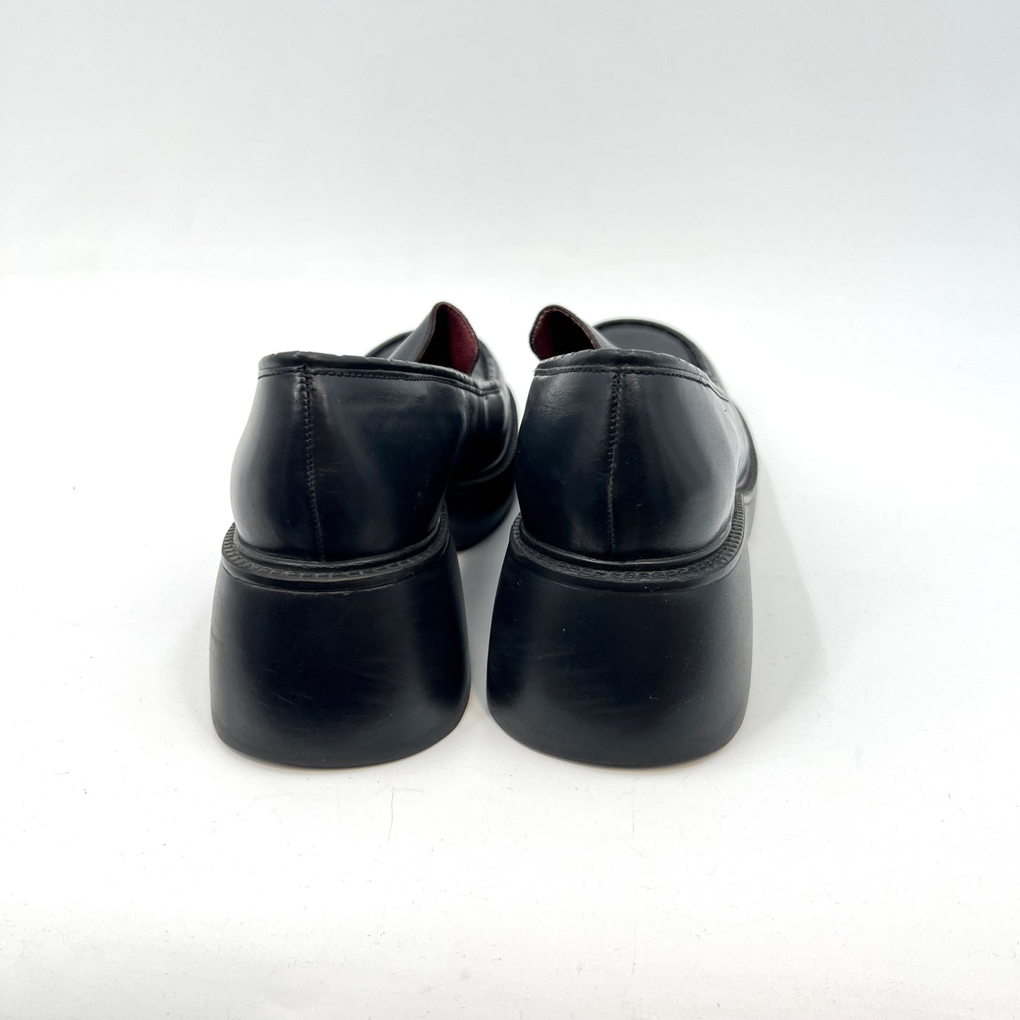 Vintage Nine West Leather Platform Shoes