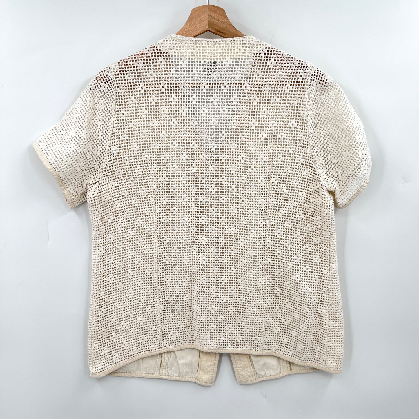 Cuco Cotton Lace Full Zip Top