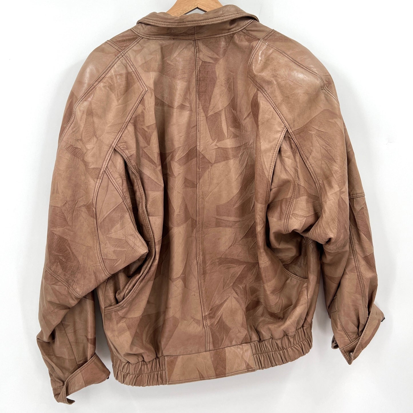 Vintage Unisex Leather Jacket M