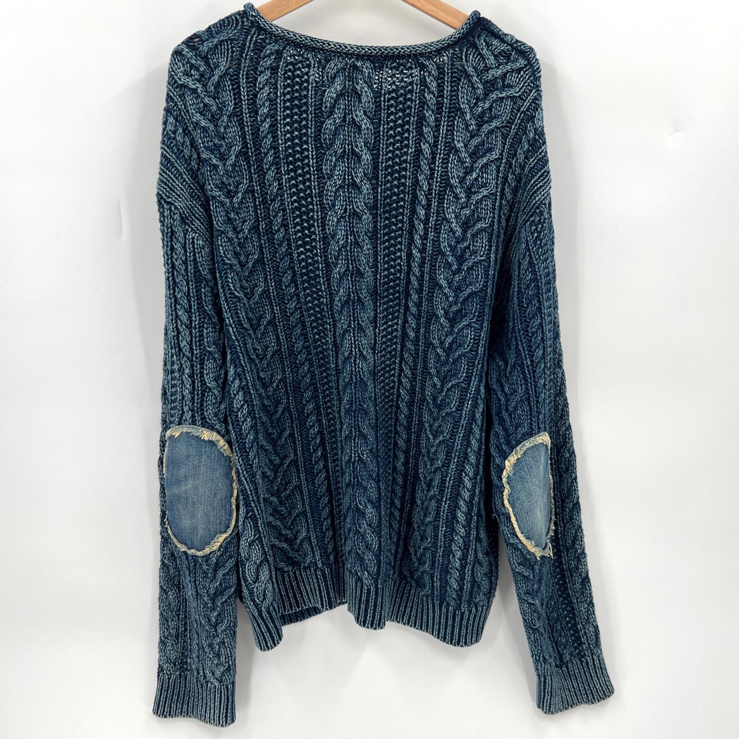 SOLD. Denim & Supply Cotton Fisherman Sweater XXL