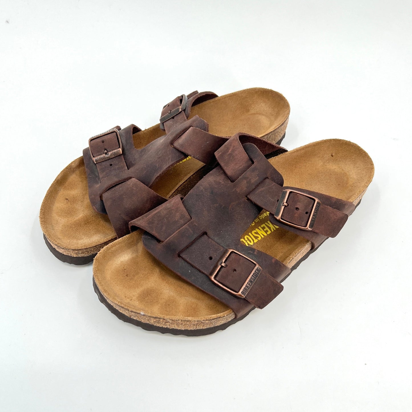 SOLD. Birkenstock Riva Leather Sandals 39EU