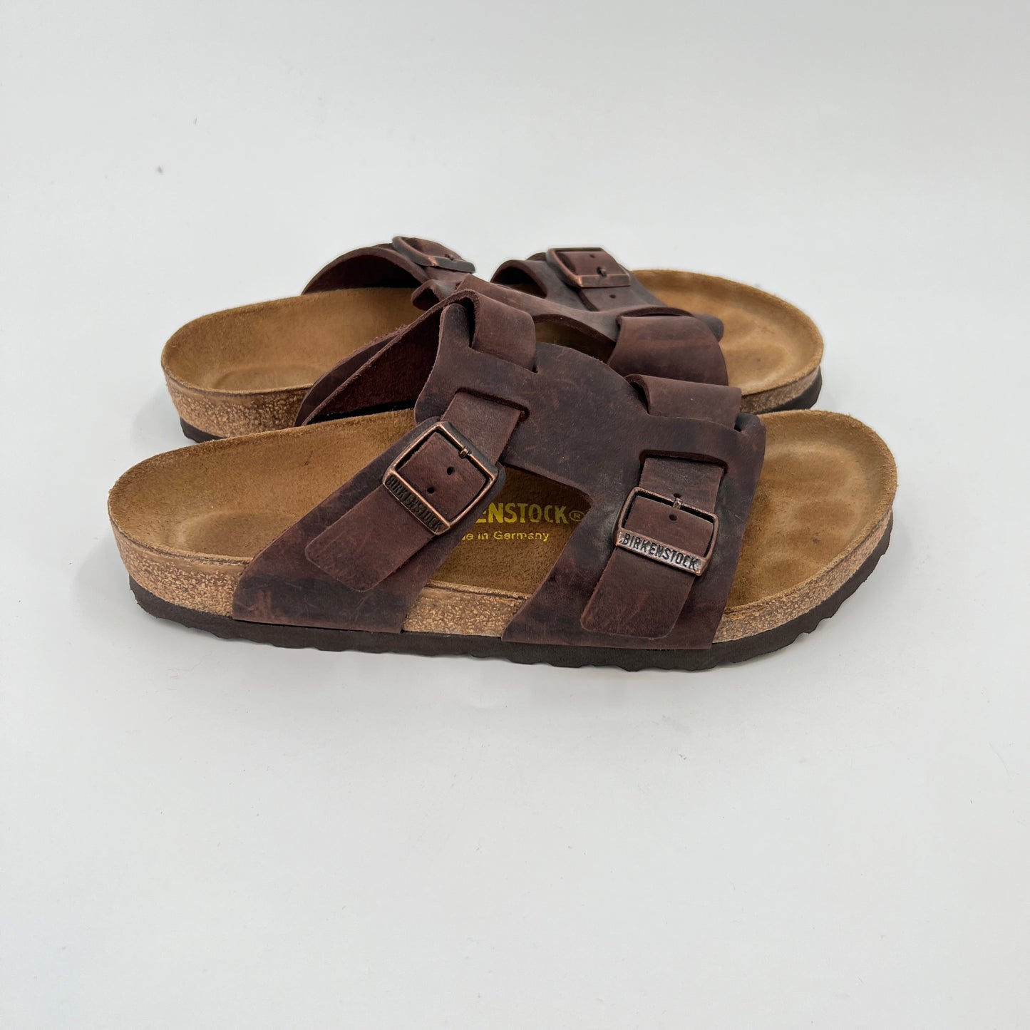 SOLD. Birkenstock Riva Leather Sandals 39EU