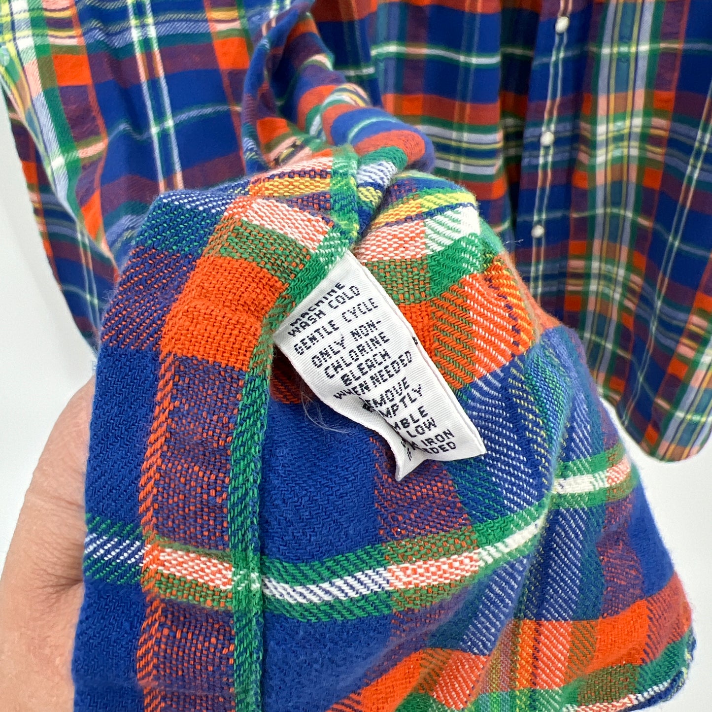 SOLD. Vintage Polo by Ralph Lauren Flannel Shirt L