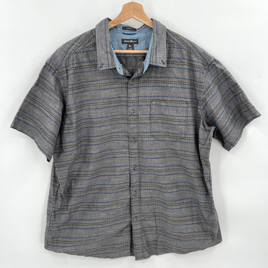 Eddie Bauer Classic Fit  Short Sleeves Shirt XL