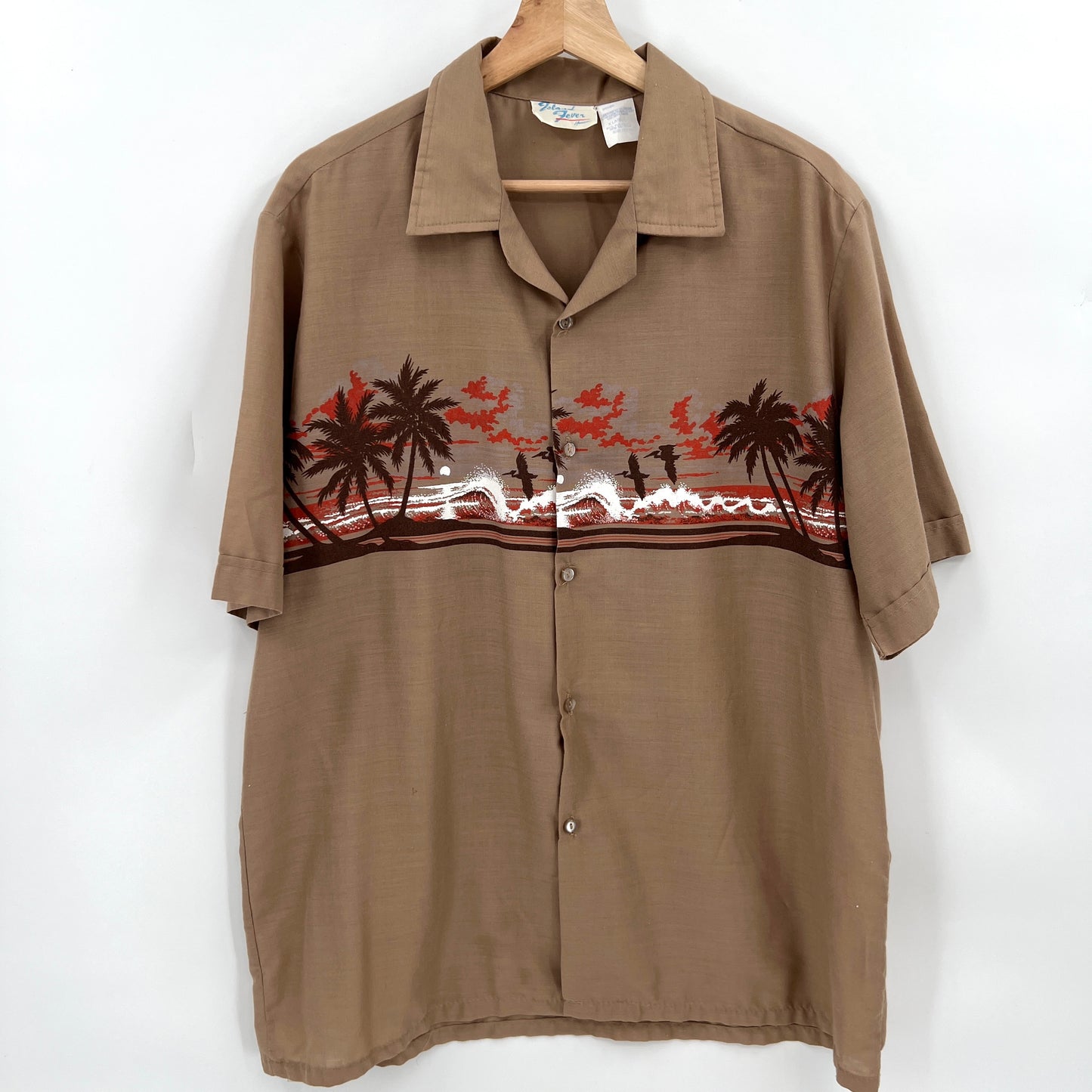 Vintage Island Fever Tropical Shirt XL