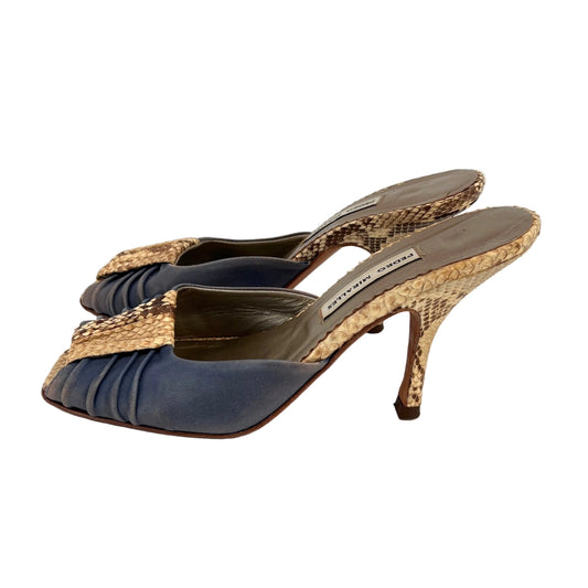 Pedro Miralles Leather Mules Sandals 37EU