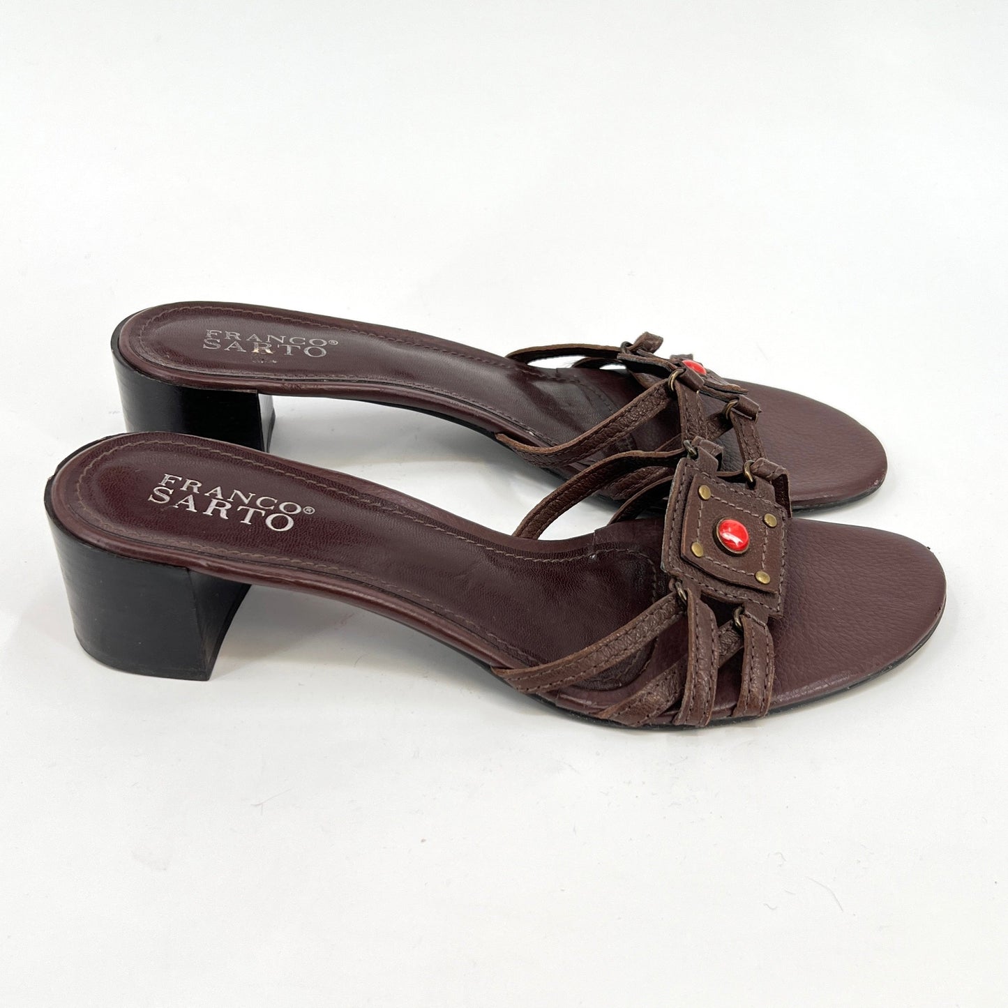 Franco Sarto Slip On Sandals 10