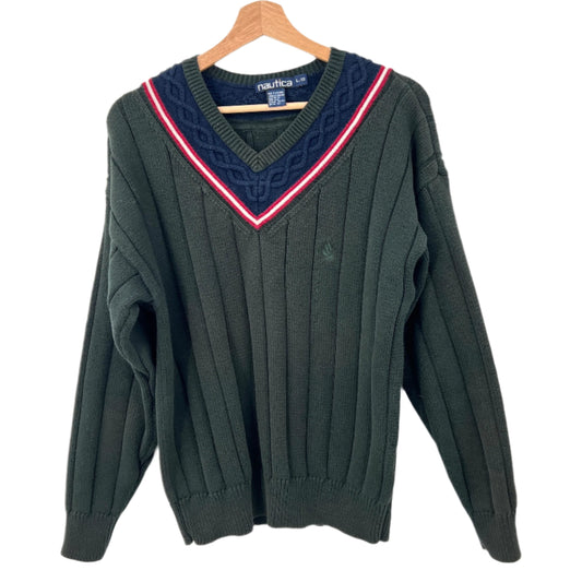Vintage Nautica Cotton Pullover Sweater