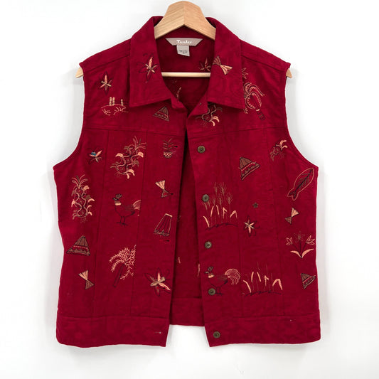 Cotton Embroidered Vest 12