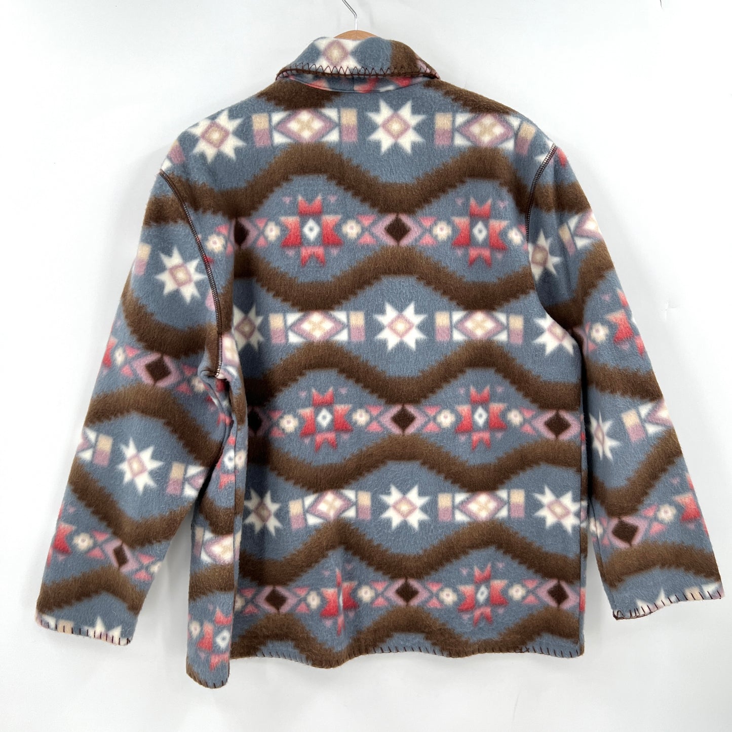 SOLD. Fleece Jacket Pastel Western Print SP