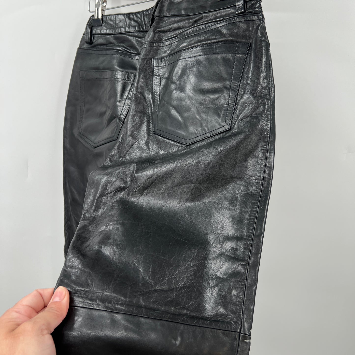 Y2K GAP Boot Cut Leather Pants