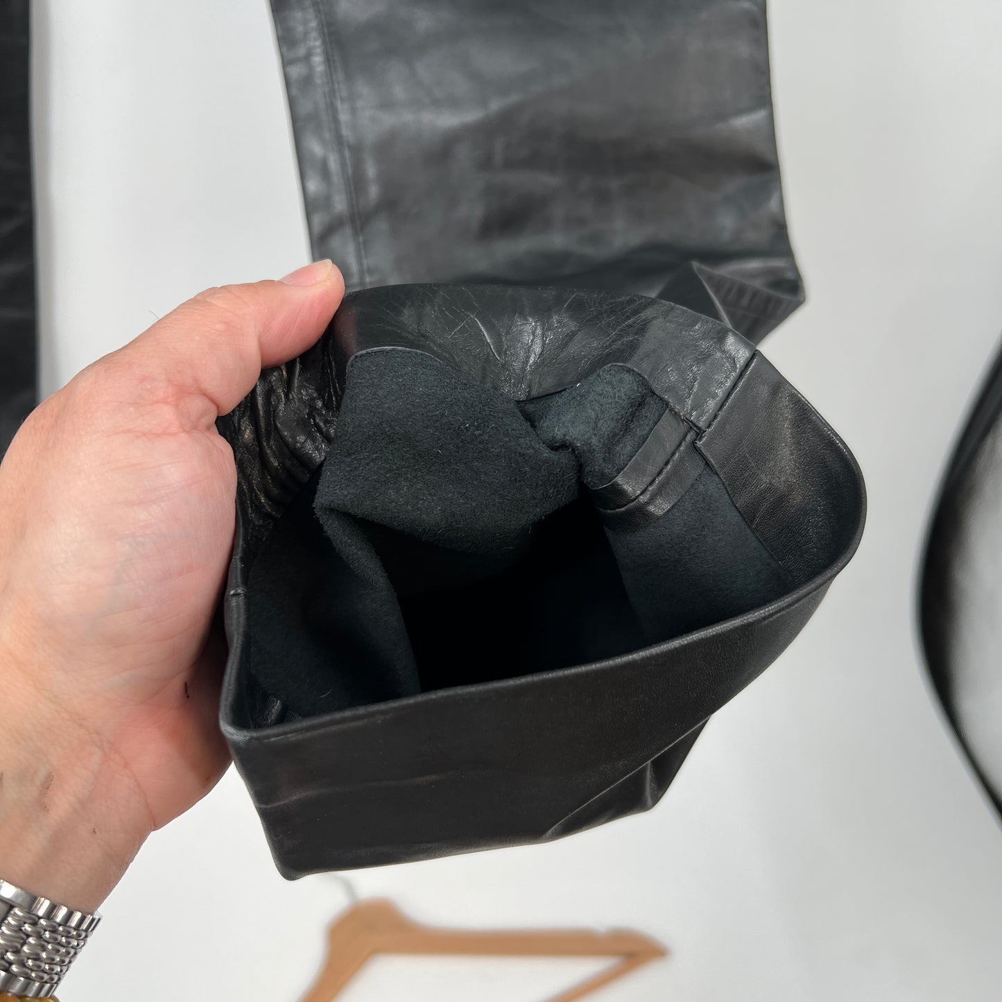 Y2K GAP Boot Cut Leather Pants