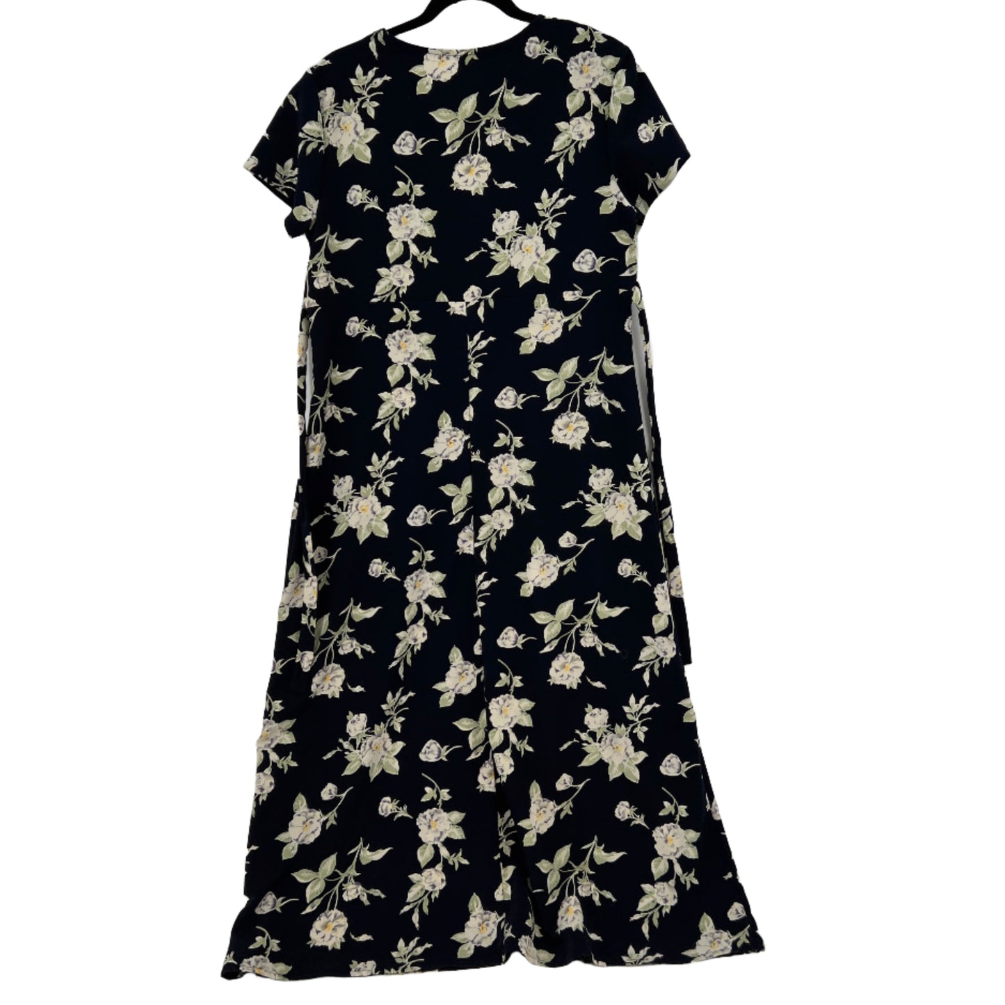 Vintage Floral Maxi Dress M/L