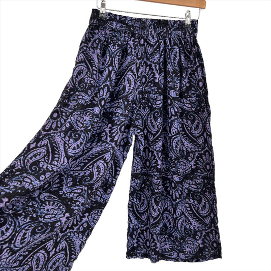 Unbranded Paisley Wide leg crops