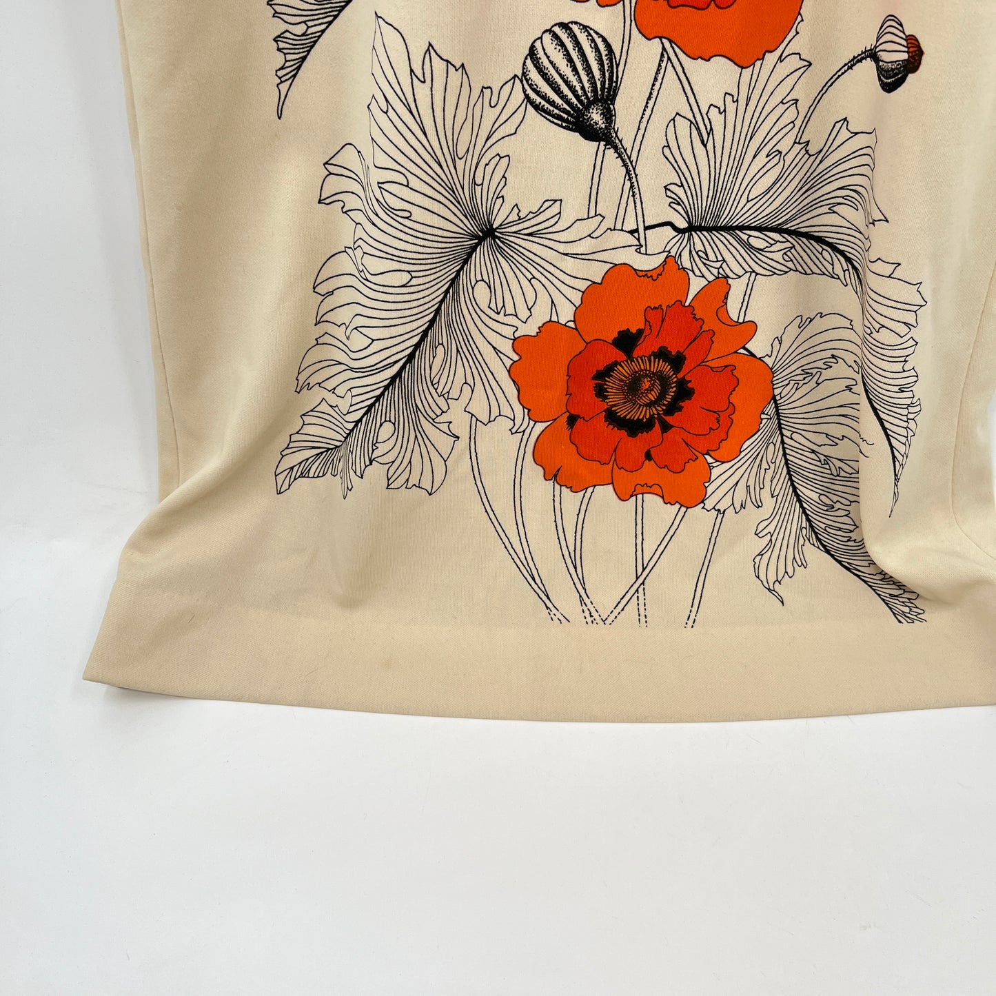 Vintage Alfred Shaheen Poppy Screen Printed Maxi Dress