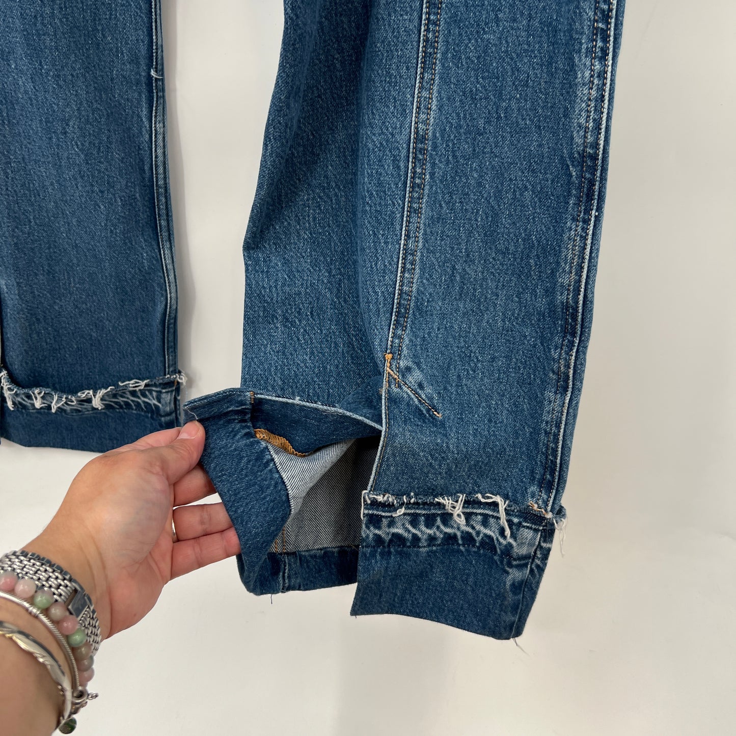 Free People Mid Rise Flare Jeans