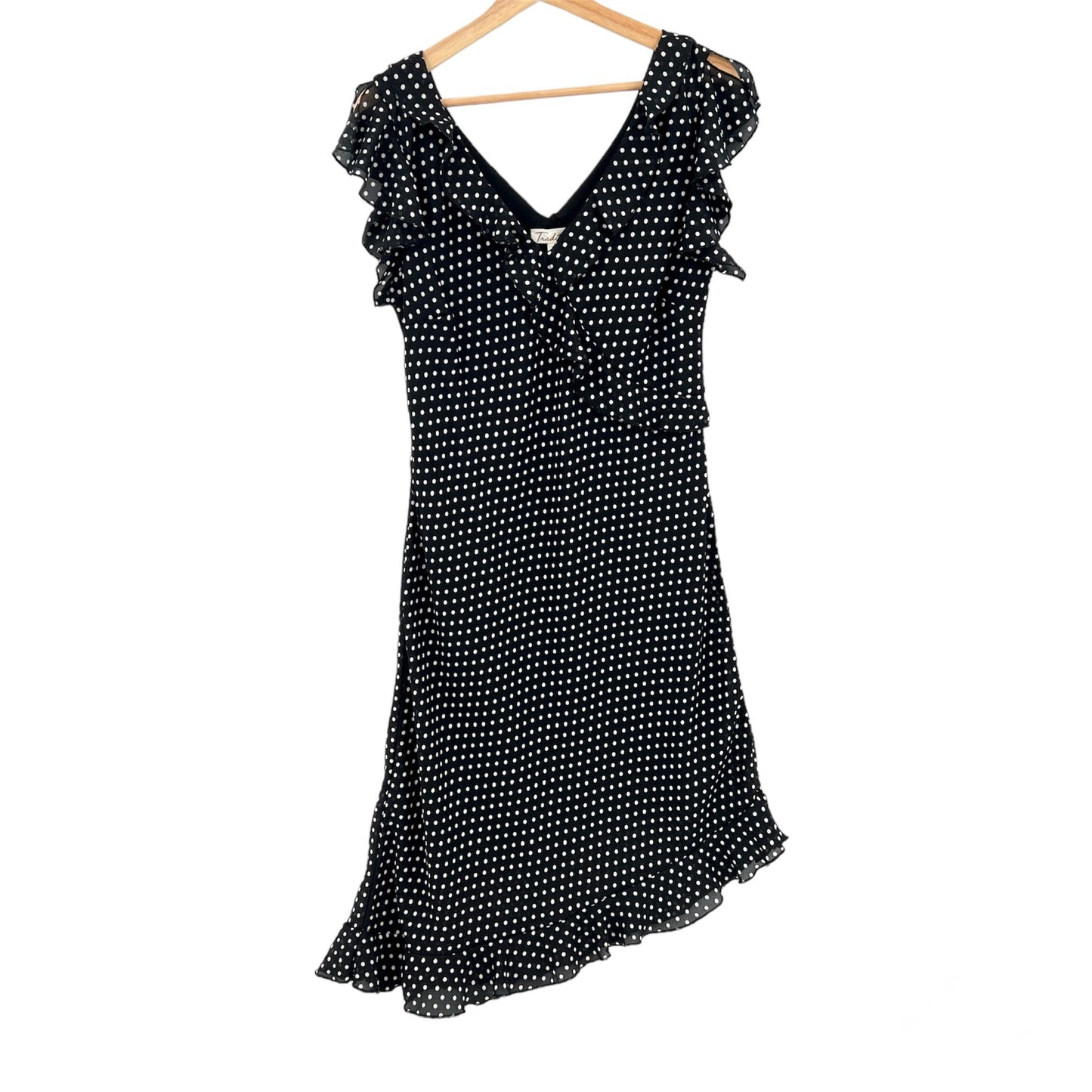 Y2K Polka Dots Midi Dress M