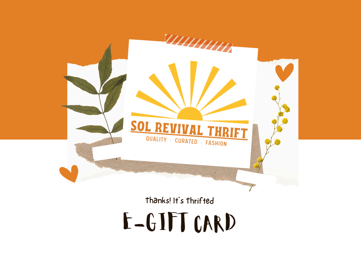 Sol Revival Thrift E-Gift Card