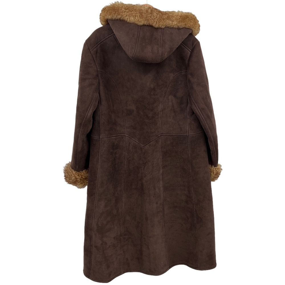 Shearling Hooded Afghan Penny Lane Coat