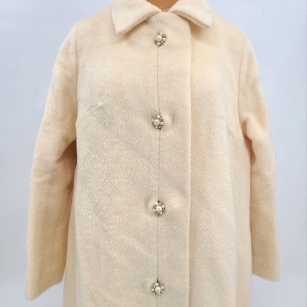 Vintage  Handmade Wool Floor Length Coat