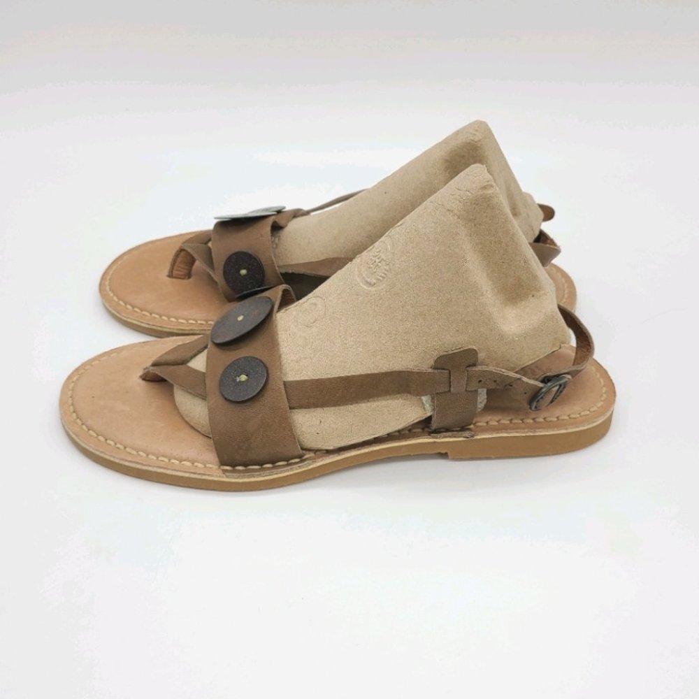 Kickers Leather Sling Back Sandals