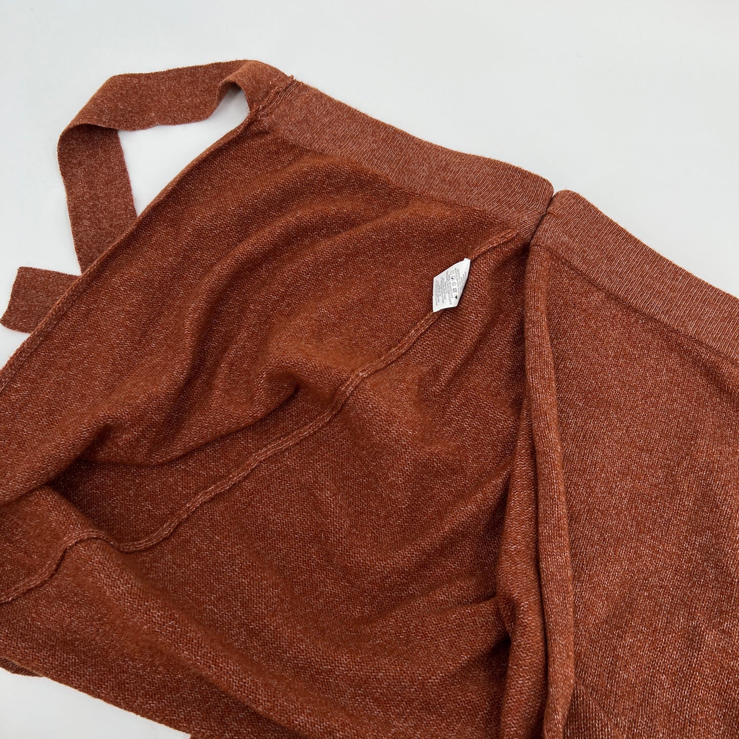 Frank and Oak Recycled Wool Wrap Midi Skirt