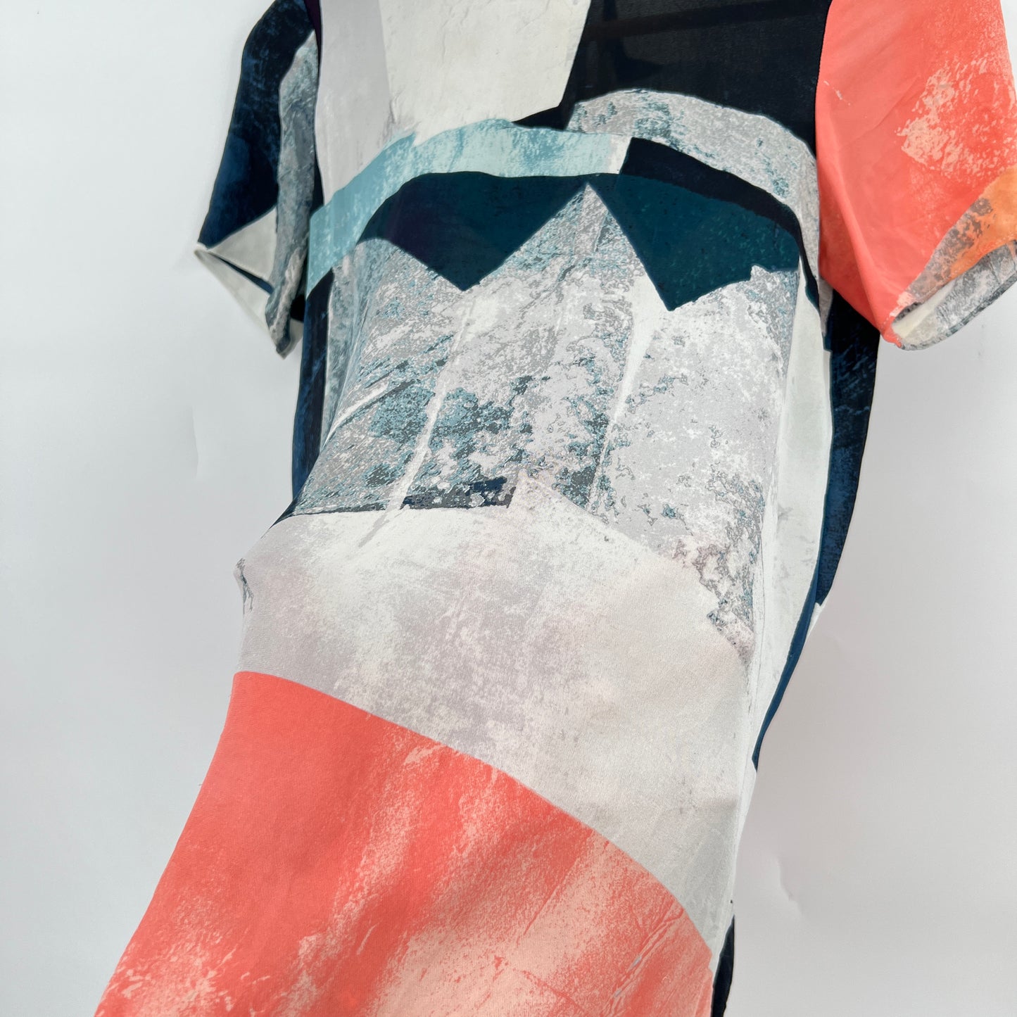 Wilfred Silk Abstract Blouse XXS