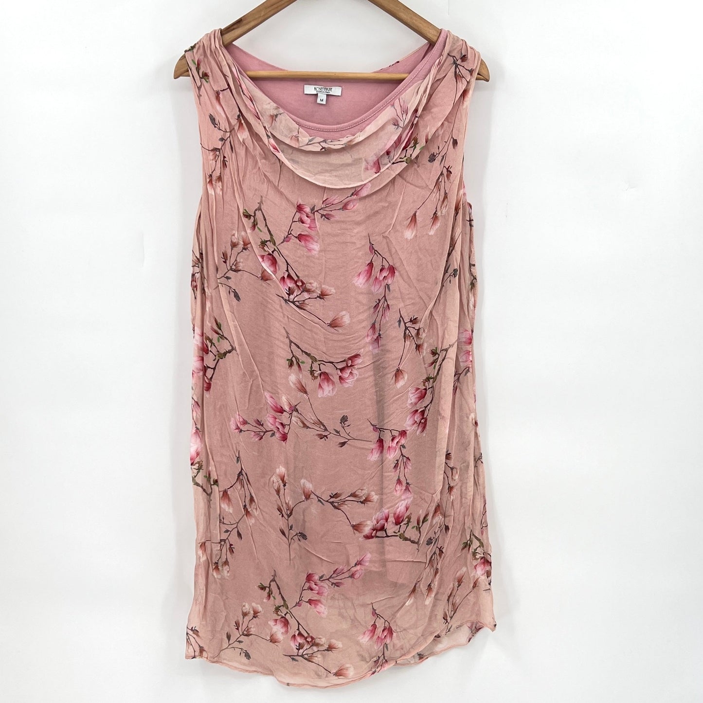 SOLD - Rosemarine Floral Tunic Mini Dress M