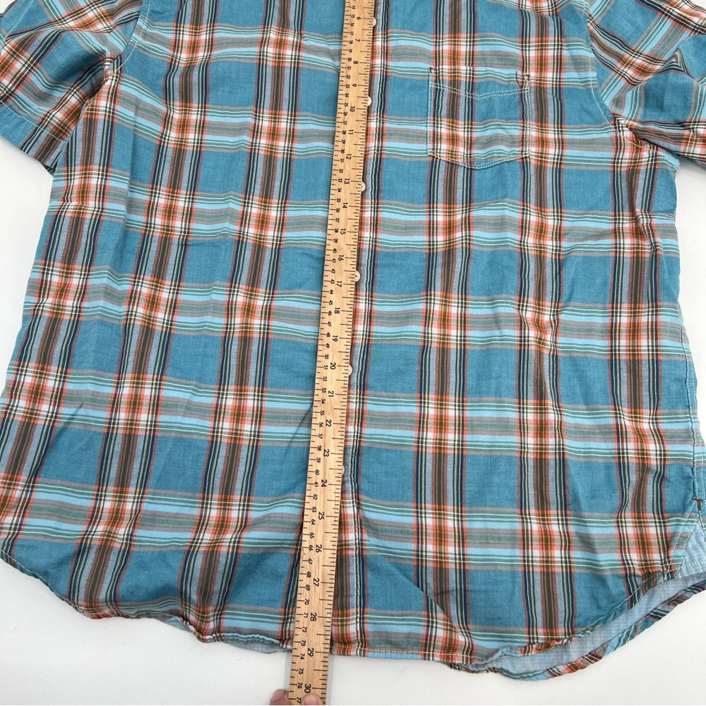 Tommy Bahama Cotton Plaid Casual Shirt XL