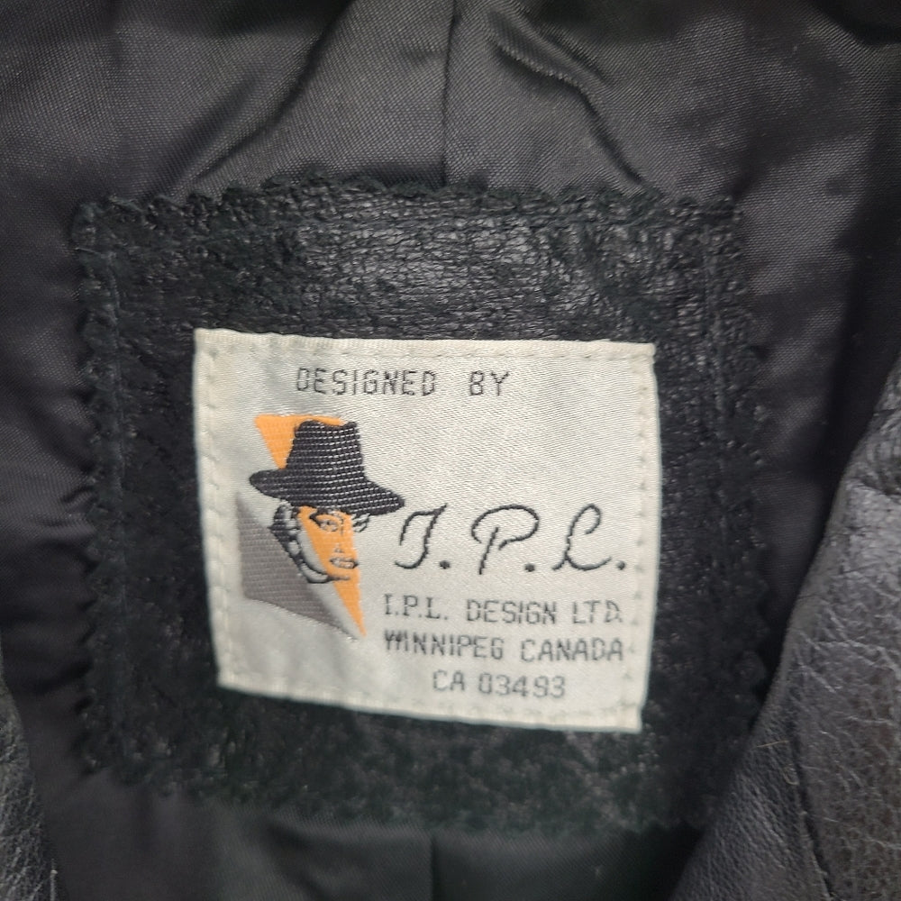 Vintage I.P.L Design Leather Blazer Jacket M/L